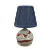 Handthrown Stoneware 'Kiss' Lamp Door County Cherry