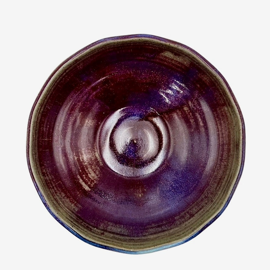 Handmade Pottery Bowl (M) - Hollyhock Red