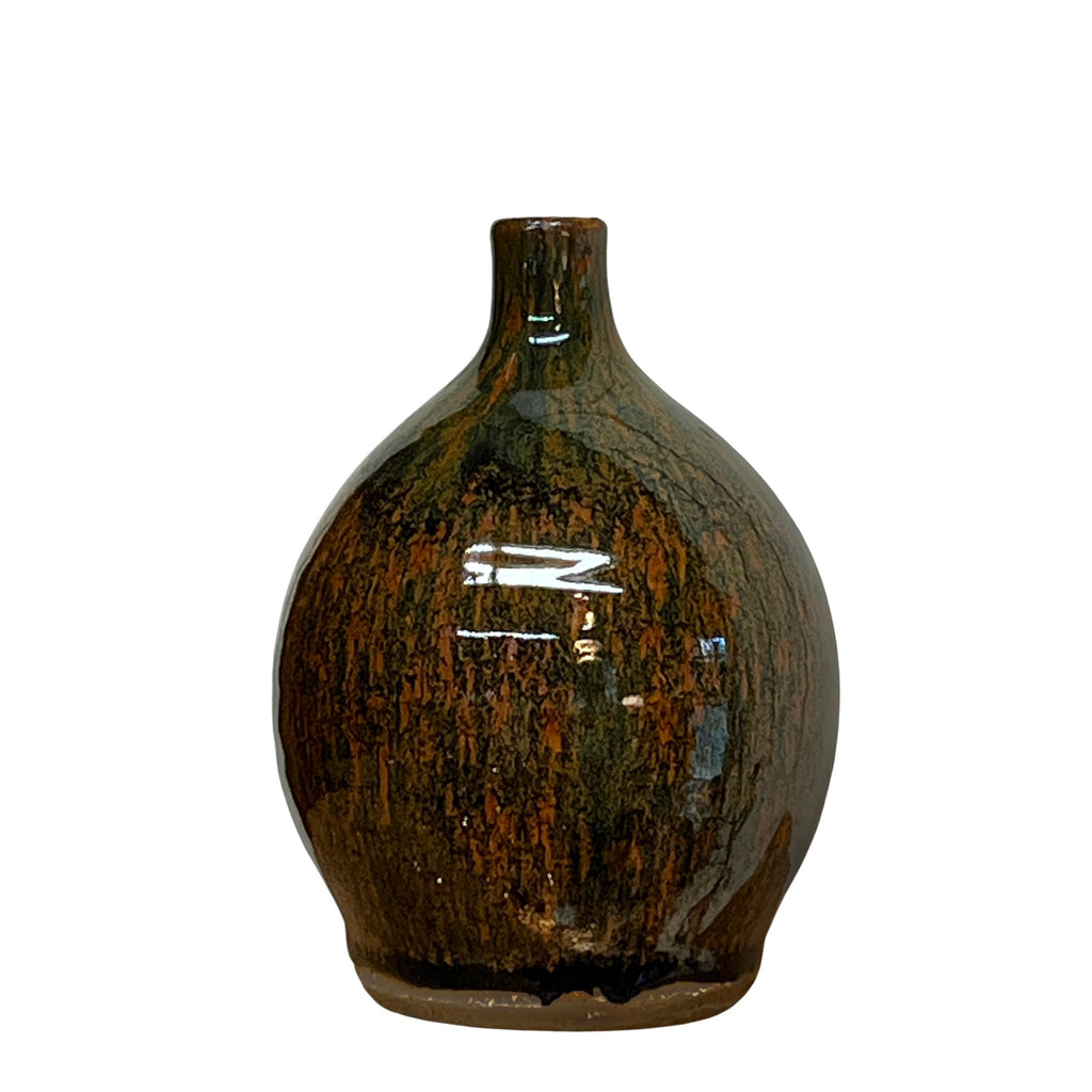 Vase - Hare's Fir Iron Red and Black