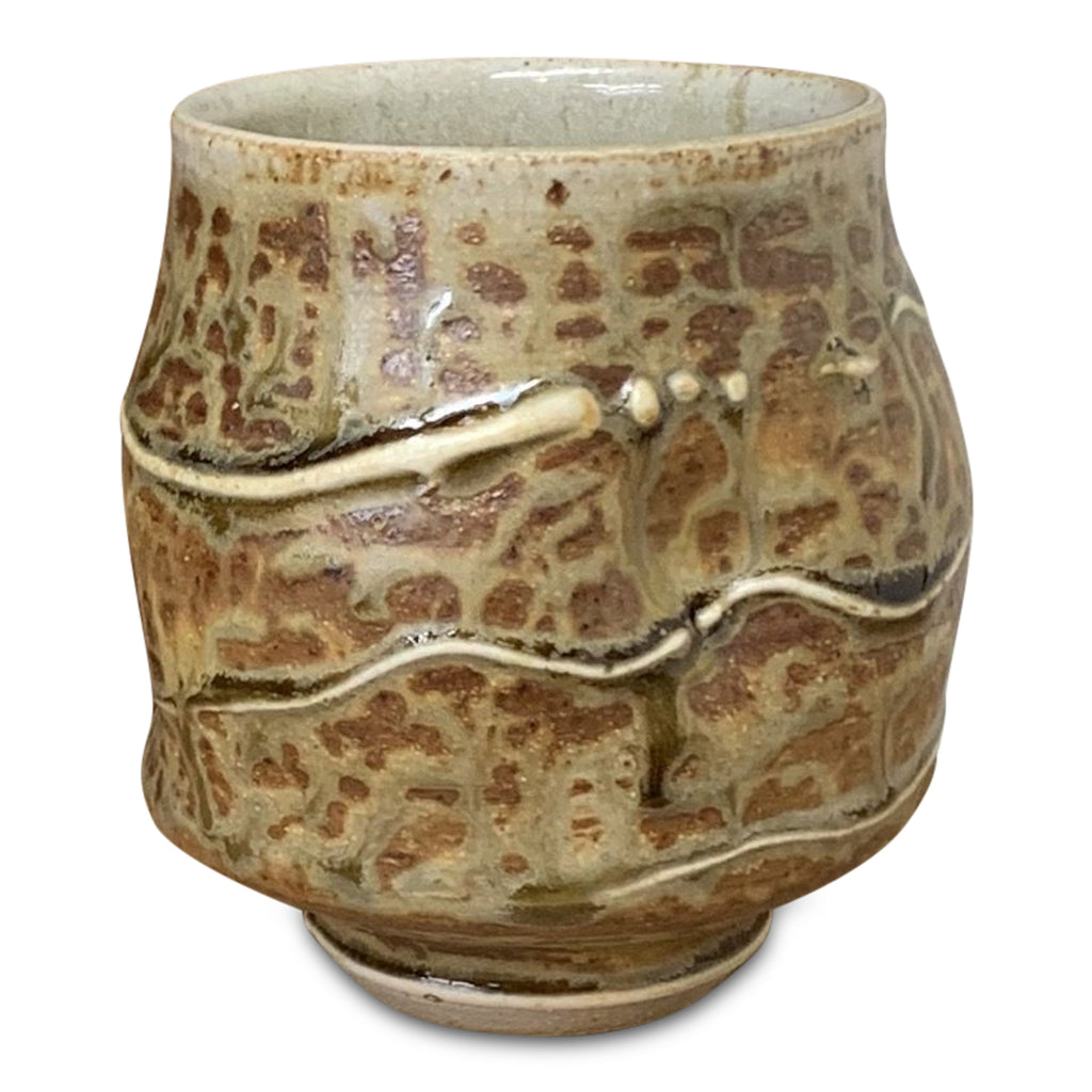 Handthrown Pottery Tea Bowl: Door County Red Pine-Ellison Bay Pottery Studios
