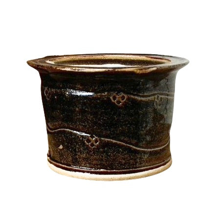 Pottery Crock: Seacrest (S)-Ellison Bay Pottery Studios