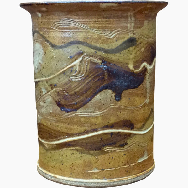 Handthrown Pottery Crock (M) - Niagara Cliffs-Ellison Bay Pottery Studios
