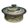Handmade Pottery Medium Baking Dish - Lake Michigan Blue-Ellison Bay Pottery Studios