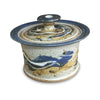Handmade Pottery Small Baking Dish - Door County Autumn Blue-Ellison Bay Pottery Studios